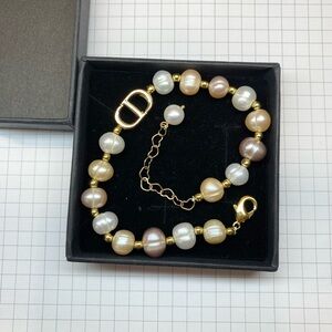 Fashion High Quality Pearl Bracelet Beads, Mixed Color, Adjustable Link